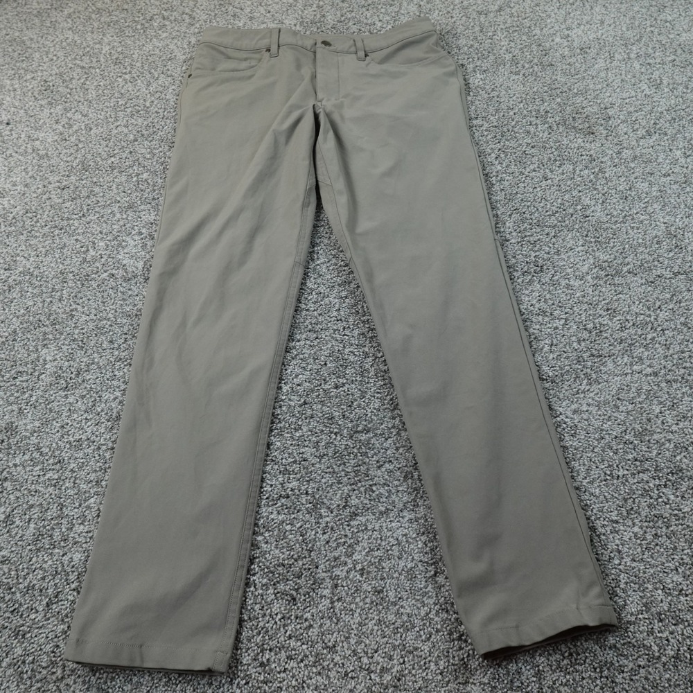 Lululemon Pants Mens 32X32 Gray ABC Commission Warpstreme Chino Performance Tech